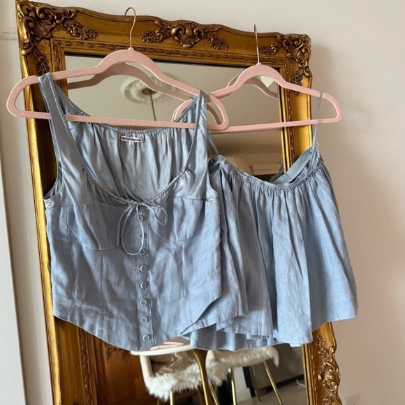 NWT Reformation Evy Co-Ord - adorable linen set - Picture 9 of 10